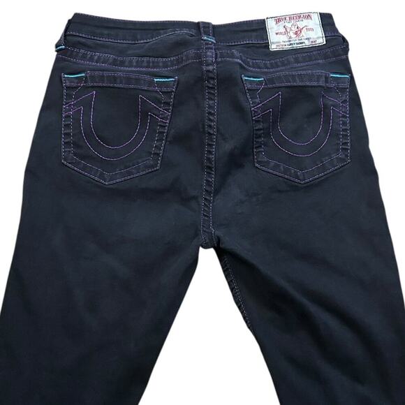 True Religion Y2K Black Curvy Skinny Jeans - Picture 4 of 8
